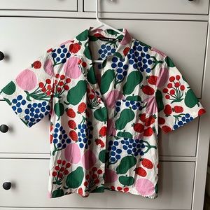 Marimekko Uniqlo Camp Shirt XS
